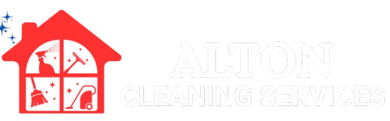 Alton Cleaning Services performing end of lease cleaning with professional steam cleaning equipment